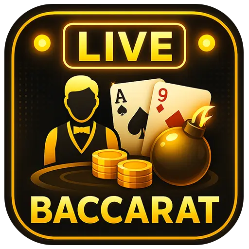 Baccarat ao Vivo - Jogo Clássico com Dealers Profissionais